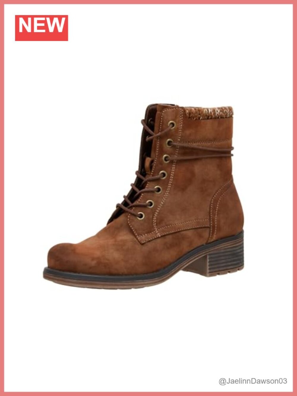 Cushionaire Women's Hiker Boots Memory Foam Faux Leather Ankle Booties